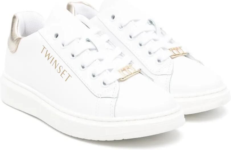 TWINSET Kids Sneakers met logoprint Wit