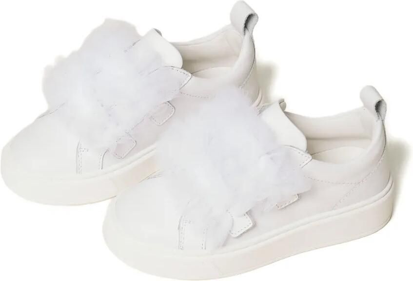 TWINSET Kids Sneakers met tulen applicatie Wit
