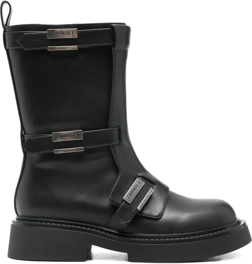 TWINSET Laarzen met gespbandje Zwart