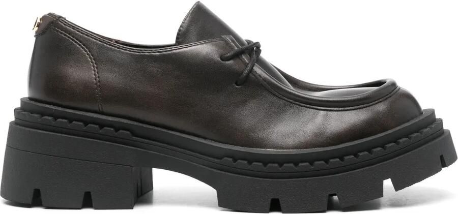 TWINSET Leren brogues Bruin