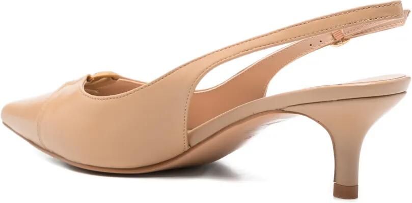 TWINSET Leren slingback pumps Beige - Foto 4