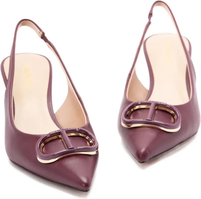 TWINSET Leren slingback pumps Paars - Foto 2