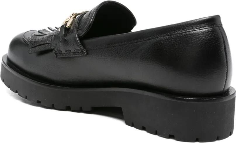 TWINSET Loafers met kwastje en logoketting Zwart - Foto 2