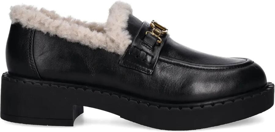 TWINSET Loafers met logodetail Zwart