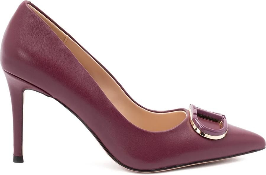 TWINSET Oval T pumps met puntige neus Roze