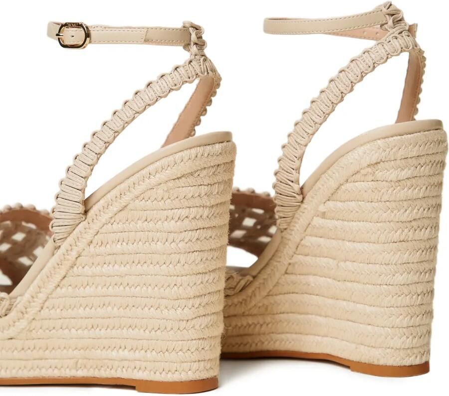 TWINSET Sandalen met sleehak Beige - Foto 2