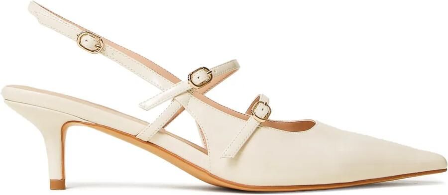 TWINSET Slingback pumps met bandjes Beige