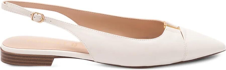 TWINSET Slingback pumps met puntige neus Beige