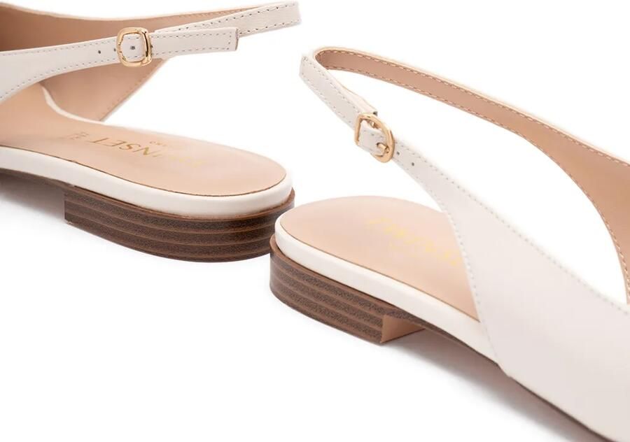 TWINSET Slingback pumps met puntige neus Beige - Foto 2