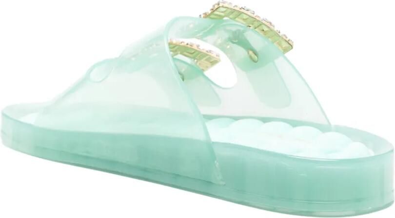 TWINSET Slippers met gesp Groen - Foto 2