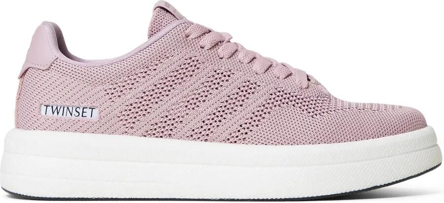 TWINSET Sneakers met logo-applicatie Roze