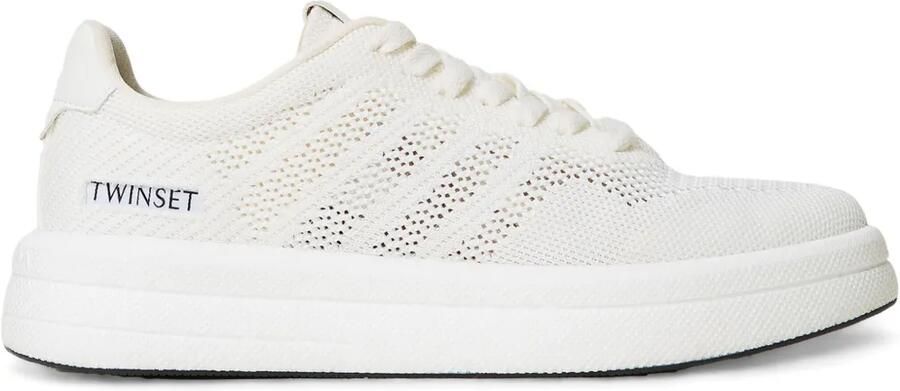 TWINSET Sneakers met logo-applicatie Wit