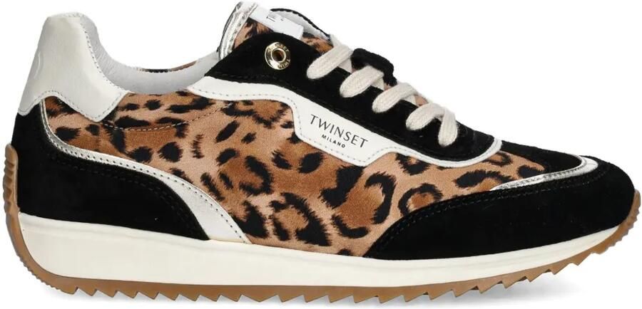 TWINSET Sneakers met luipaardprint Bruin
