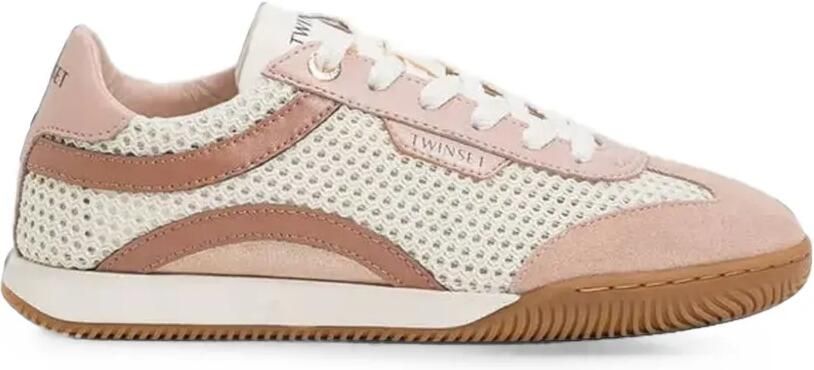 TWINSET Sneakers met mesh vlakken Roze
