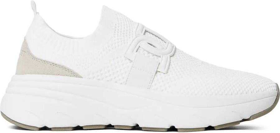 TWINSET Sneakers met mesh vlakken Wit