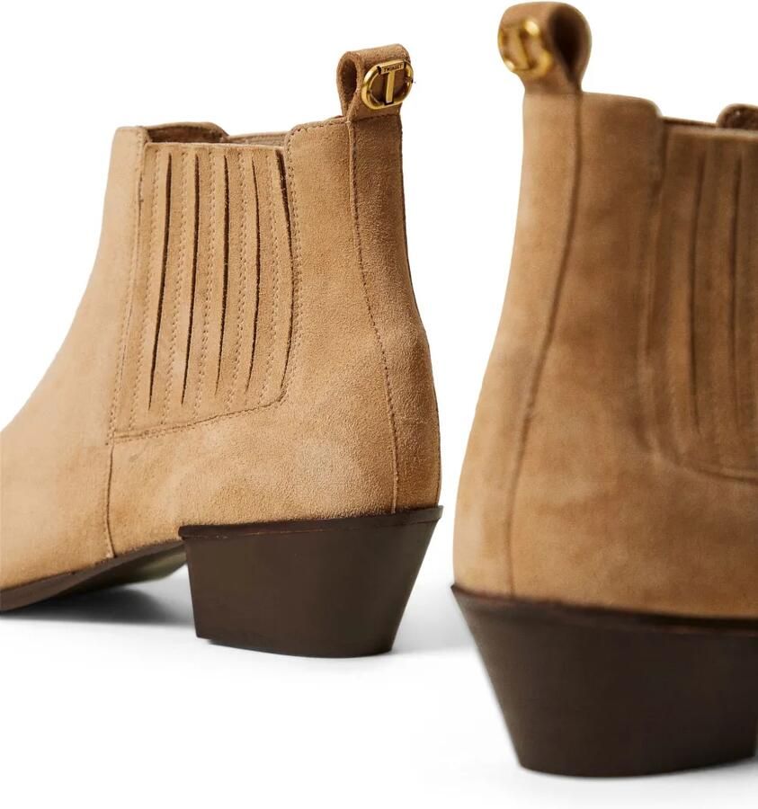 TWINSET Suède enkellaarzen Beige - Foto 2