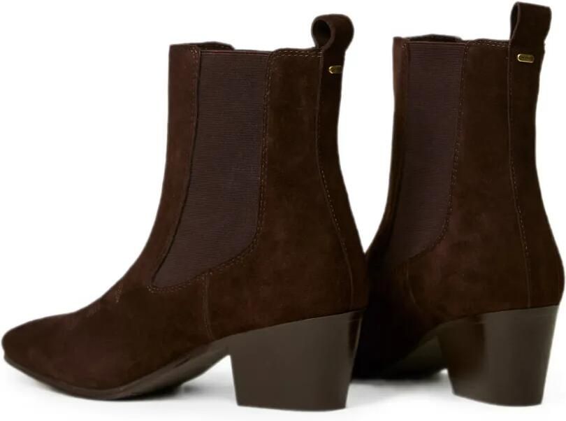 TWINSET Suède enkellaarzen Bruin - Foto 3