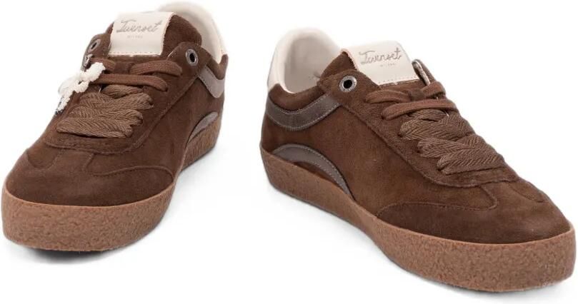 TWINSET Leren sneakers Bruin - Foto 3