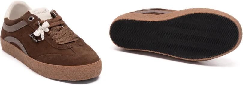 TWINSET Leren sneakers Bruin - Foto 5