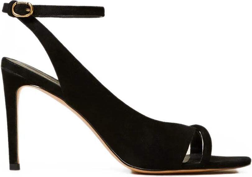 TWINSET Suède sandalen Zwart