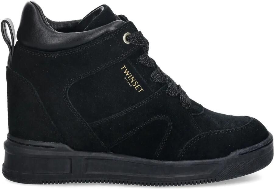 TWINSET Suède sneakers Zwart