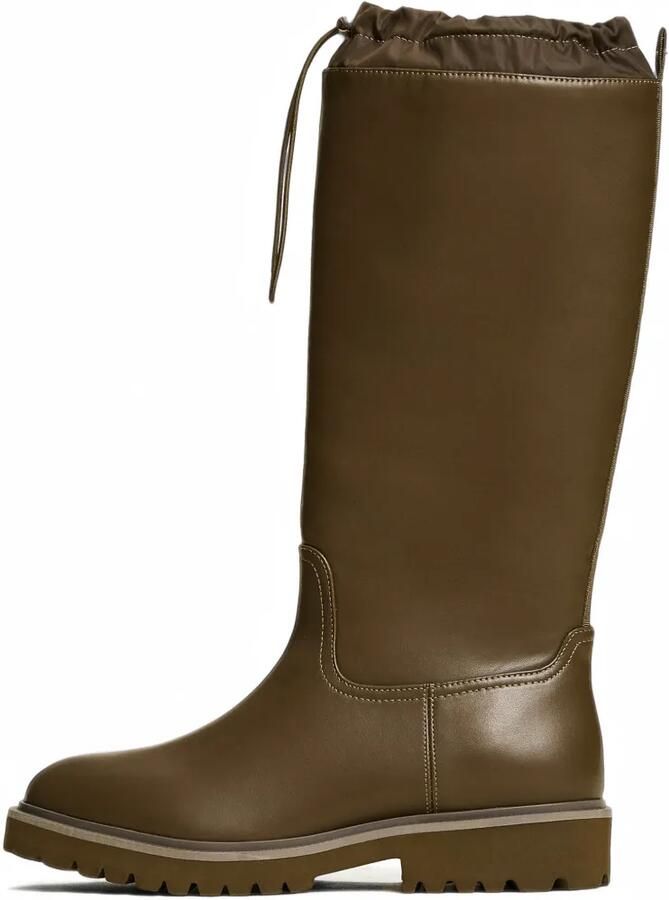 TWINSET Wellington boots with drawstring Groen