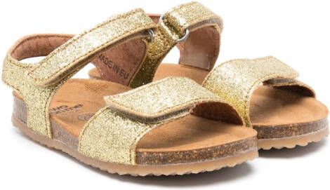 Two Con Me By Pépé Sandalen met glitter-effect Goud