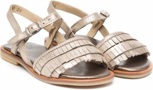 Two Con Me By Pépé Moira sandalen met open neus Goud