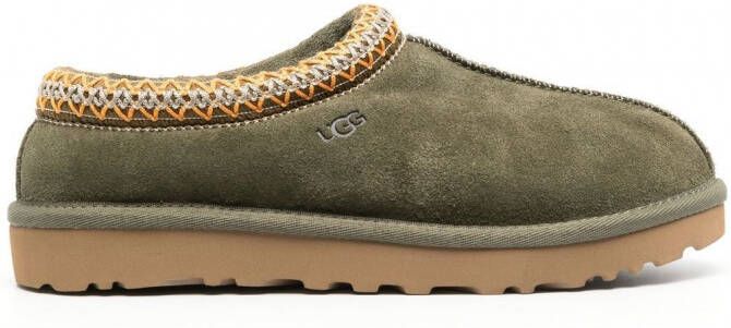 UGG Burn To Live suède slippers Groen