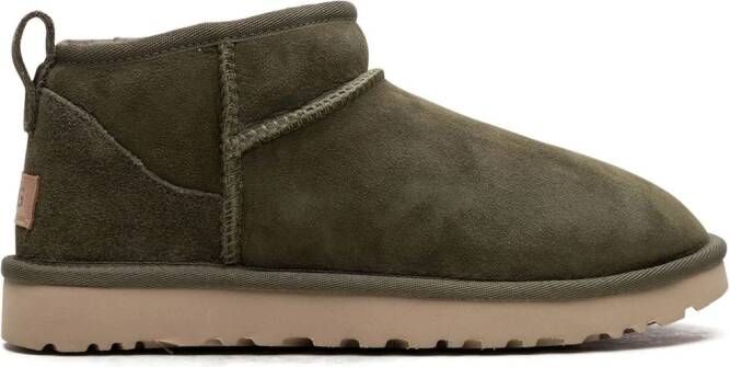 UGG Classic Ultra Mini "Burnt Olive" laarzen Groen