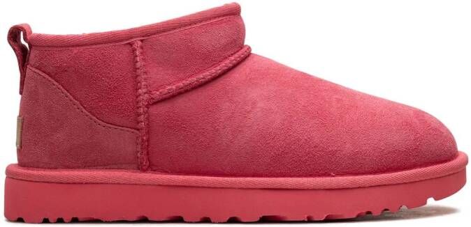 UGG Classic Ultra Mini suède laarzen Roze