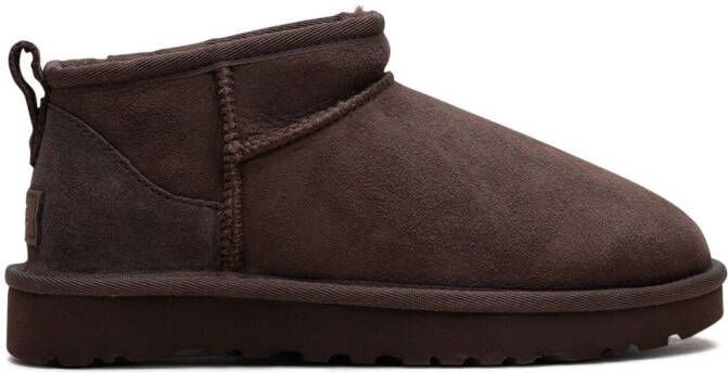 UGG Classic Ultra Mini suède laarzen Bruin