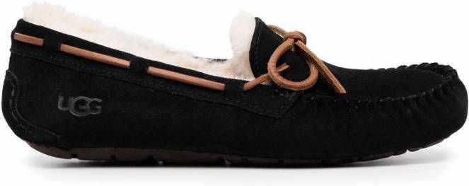 UGG Dakota suède slippers Zwart