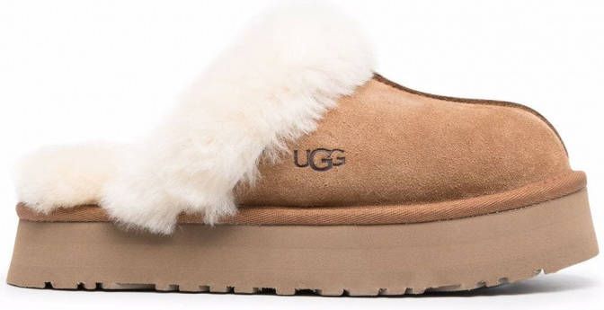 UGG Disquette suède slippers Beige