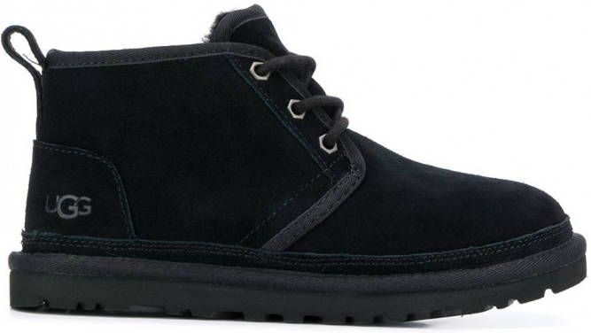 UGG Enkellaarzen met veters Zwart