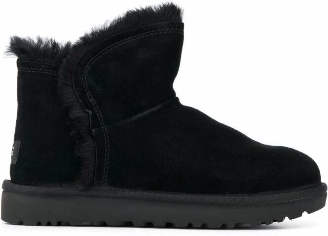 UGG Fluff enkellaarzen Zwart