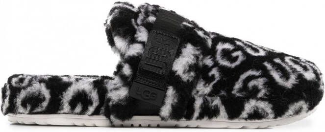 UGG Fluff it Pop slippers Zwart