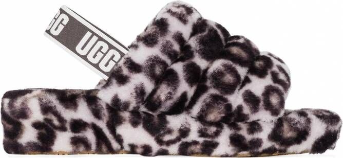 UGG Fluff Yeah slingback sandalen Paars