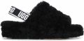 UGG Fluff Yeah slippers met plateauzool Zwart - Zwart