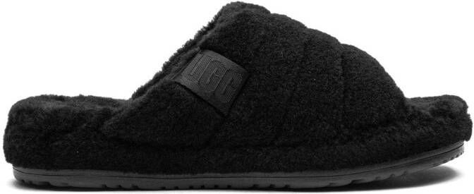 UGG Fluff You slippers Zwart