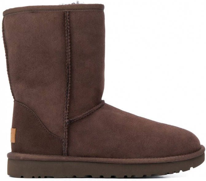 UGG Gevoerde enkellaarzen Bruin