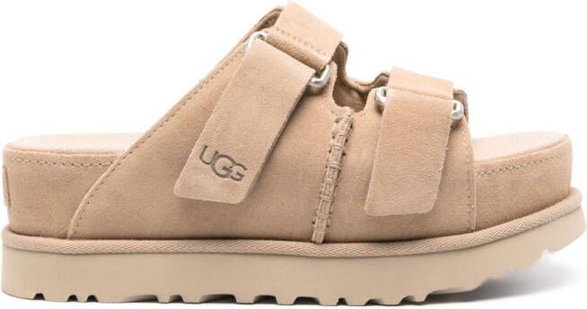 UGG Goldenstar Hi suède slippers Beige