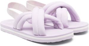 UGG Kids Everless sandalen met gekruiste bandjes Paars
