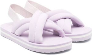 UGG Kids Everless sandalen met gekruiste bandjes Paars