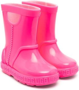 UGG Kids Regenlaarzen met ronde neus Roze