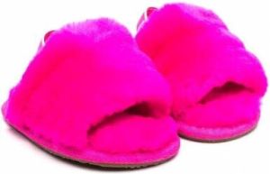 UGG Kids Slingback sandalen met logo Roze