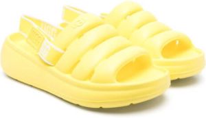 UGG Kids Sport Yeah slingback sandalen Geel