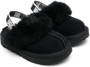 UGG Kids Funkette slippers Zwart