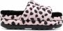 UGG Puft slippers met luipaardprint Zwart - Thumbnail 1
