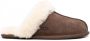 UGG Scuffette II lammy slippers dames rubber leerleer 5 Bruin - Thumbnail 1